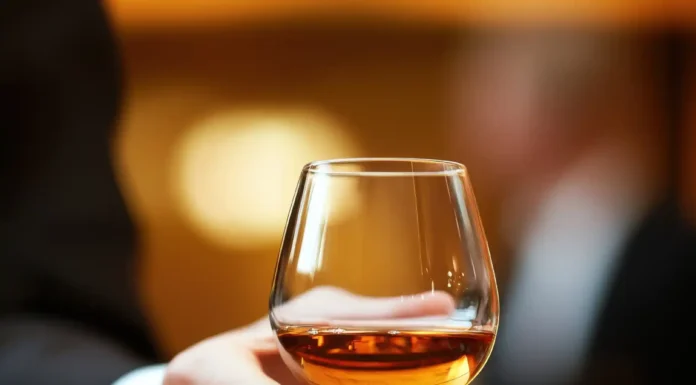 10 of The World’s Most Extraordinary Cognacs A Glass of Cognac elevated by an elegant man. Photo vecteezy-medium