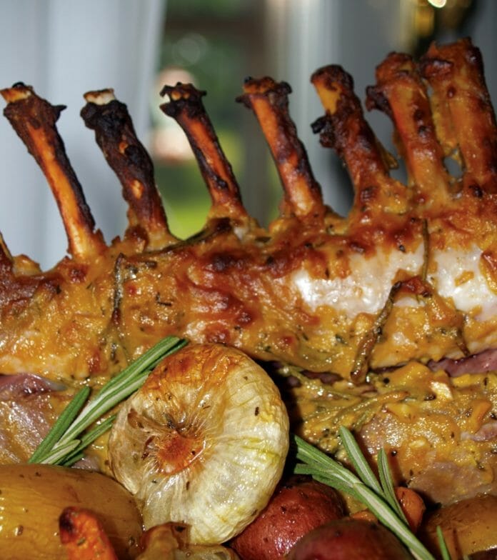 Delicious Mustard Glazed Rack of Lamb Recipe For The Holidays