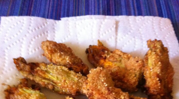 Fried Zucchini Blossoms, Recipe by Tom Formaro