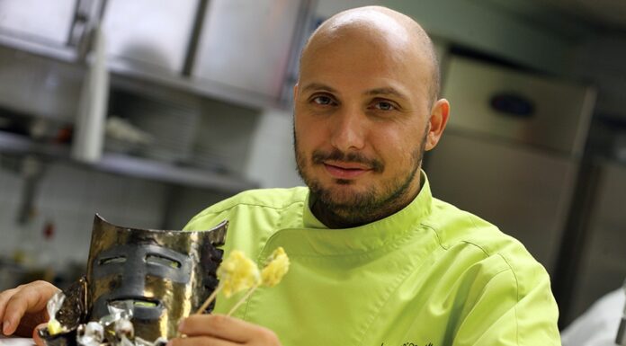 ARTISTIC AND AUDACIOUS MEAL BY CHEF CHRISTIAN SINICROPI OF LA PALME D’OR IN CANNES