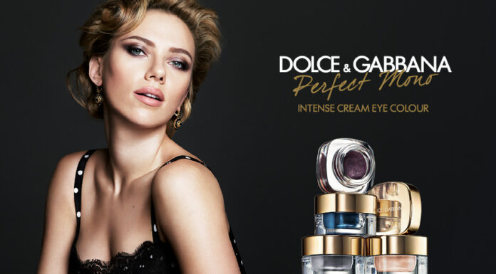 Scarlett Johansson for Dolce & Gabbana’s New Perfect Mono Intense Cream Eye Shadow Collection