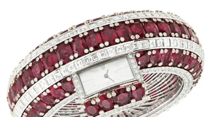Van Cleef and Arpels, Time is Precious Van Cleef and Arpels Rubis Secret watch bracelet