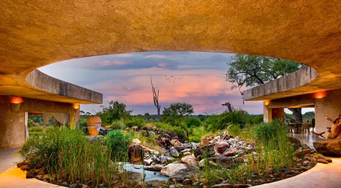 Sabi Sabi Bush Lodge, Sabi Sand, South Africa Sabi Sabi Earth Lodge entrance