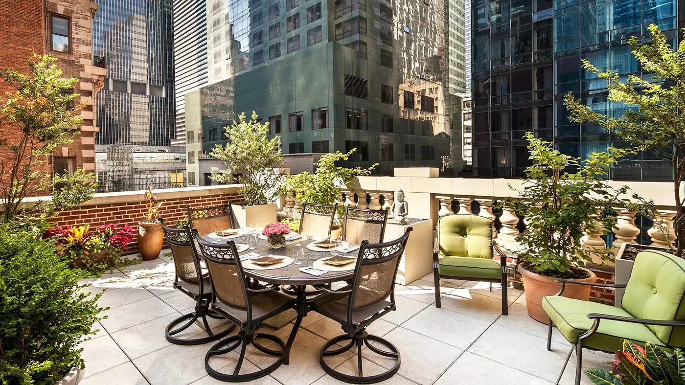 The Chatwal Luxury Collection Hotel New York Zen Suite Private Terrace