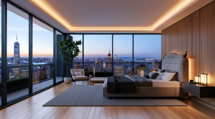 What Is Adverse Possession of a New York Property? View from a big bedroom window of New York Real Estate. Photo via vecteezy-medium