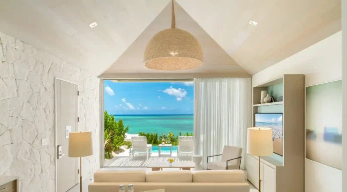 The Rock House Turks and Caicos Ridge One Bedroom Living area