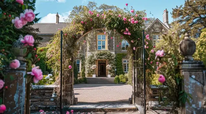 A Wedding Venue Beyond Dreams wedding-decorated venue-with-peonies-floral-decor-for the bride to be