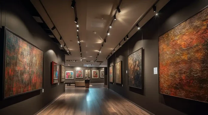 Wall to Wall, Where Street Art and Luxury Meet A Gallery with paintings on the wall. Photo vecteezy-medium