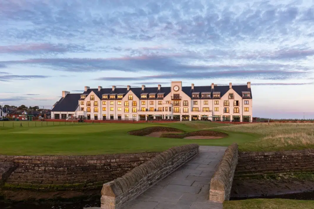 Exterior of Scotland's Carnoustie Golf Hotel. Photo courtesy of Carnoustie Golf Hotel Exterior of Scotland's Carnoustie Golf Hotel. Photo courtesy of Carnoustie Golf Hotel