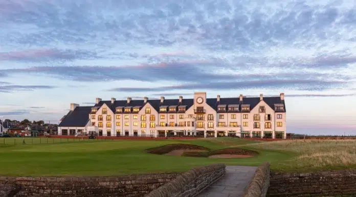Scotland’s Carnoustie Golf Hotel Exterior of Scotland's Carnoustie Golf Hotel. Photo courtesy of Carnoustie Golf Hotel
