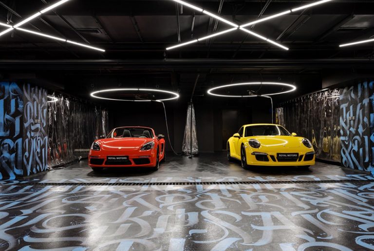 State of the Art Black Star car wash in Moscow. All photos courtesy of Black Star Car Wash State of the Art Black Star car wash in Moscow. All photos courtesy of Black Star Car Wash