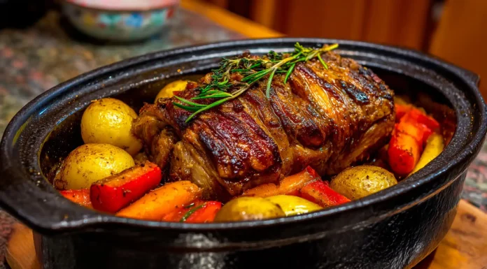 How To Make A Sunday Roast, Just Like Grandma Used To A delicious Sunday Roast garnished with fresh herbs. Photo vecteezy-medium