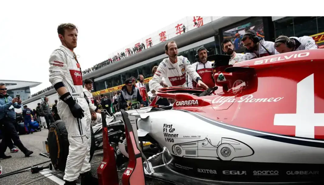 Alfa Romeo at GP number 1000. Photo courtesy of Stellantis Alfa Romeo at GP number 1000. Photo courtesy of Stellantis