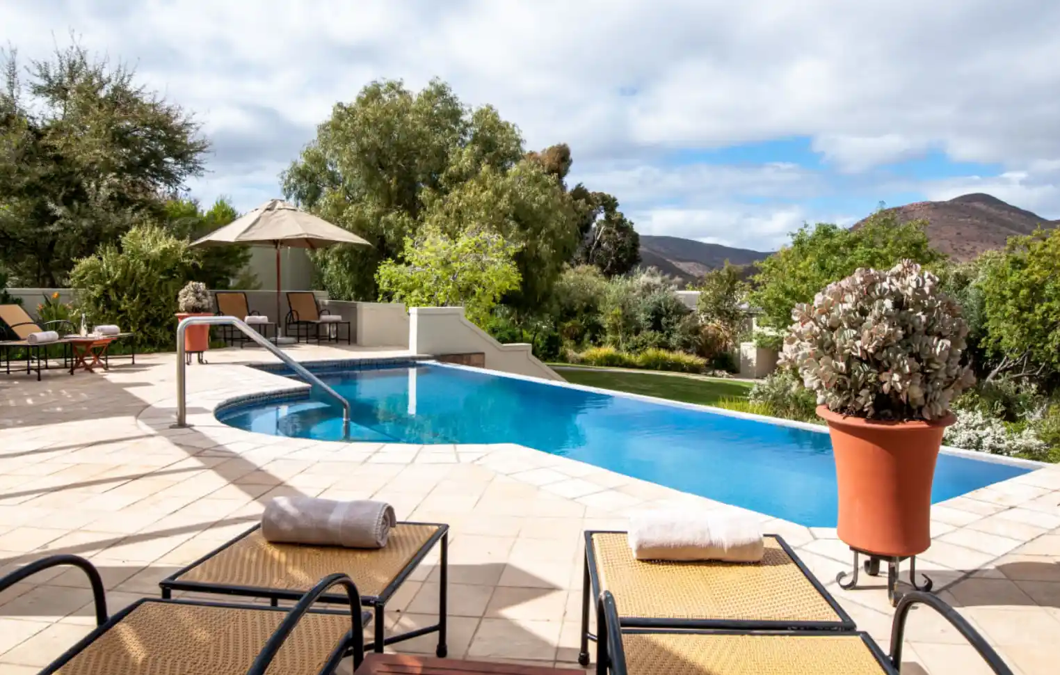 Gondwana Family Lodge pool area Gondwana Family Lodge pool area