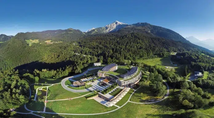 Kempinski Hotel Berchtesgaden, Bavaria at its finest Kempinski Hotel Berchtesgaden aerial view
