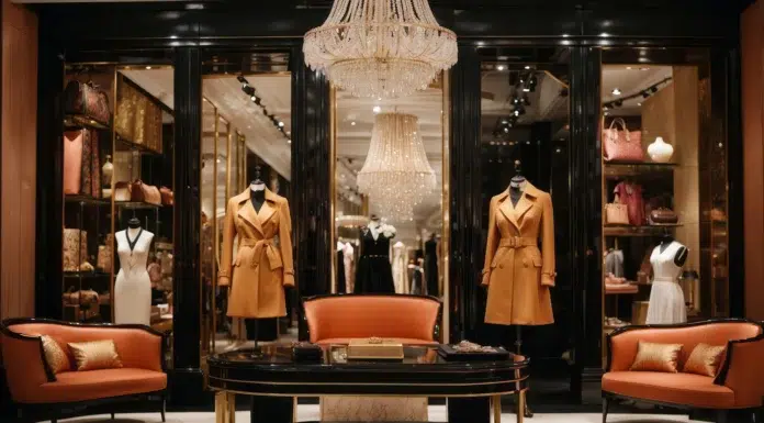 LVMH introduces Blockchain Technology to track luxury goods Luxury Goods at a luxurious store. Photo via vecteezy