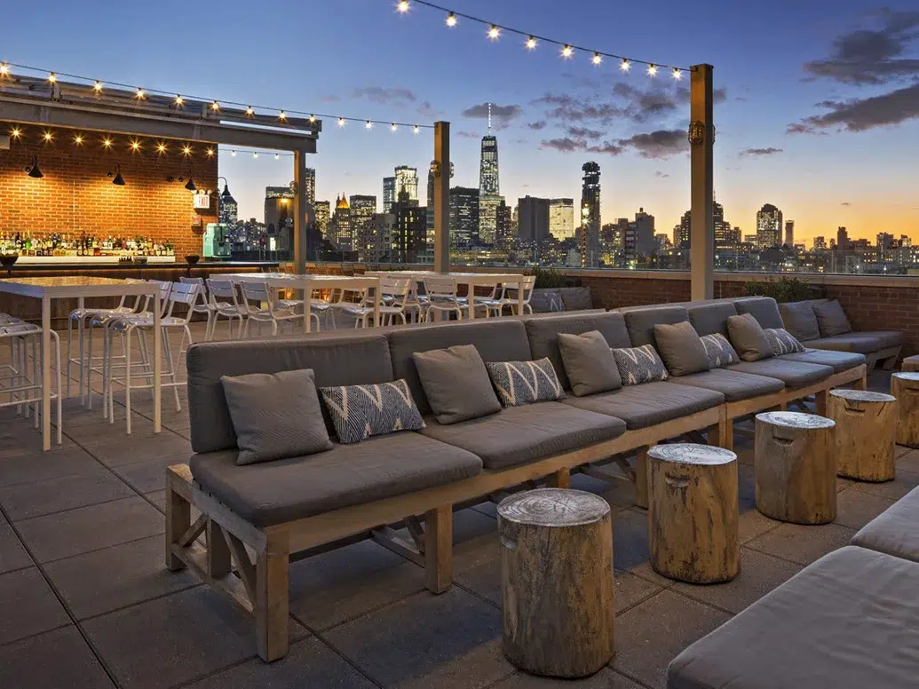 Hotel. Photo courtesy of Mr. Purple Mr Purple Bar at the Indigo Hotel. Photo courtesy of Mr. Purple