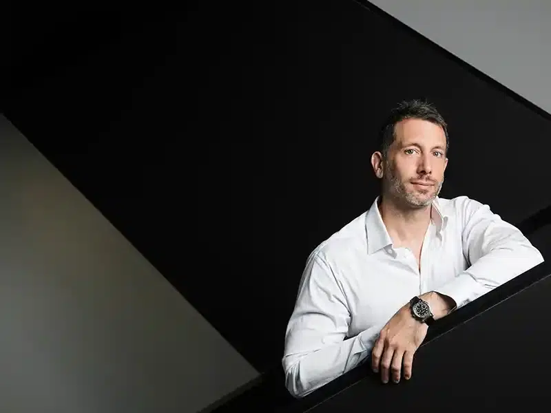 Professor Michael Biercuk with A. Lange watch. Photo: Jessica Hromas Professor Michael Biercuk with A. Lange Watch