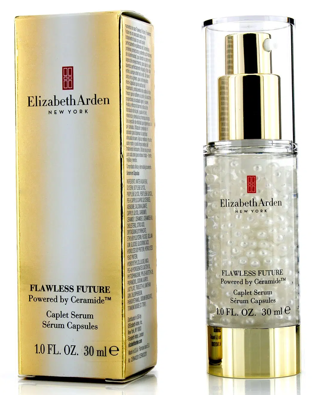 Elizabeth Arden Flawless Future Powered by Ceramide Caplet Serum, anti-aging serum for any skin type Elizabeth Arden Flawless Future Caplet Serum 1
