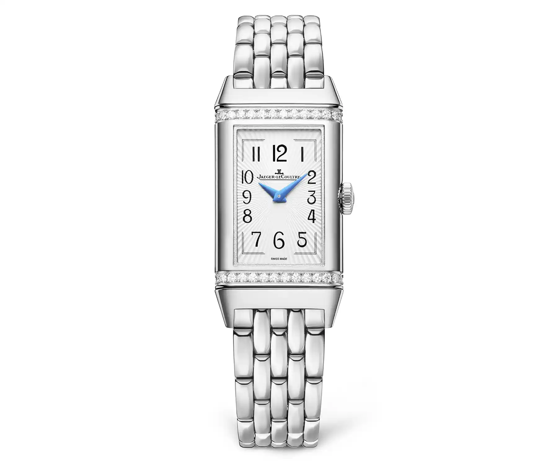 Jaeger-LeCoultre Reverso One Medium 20mm Stainless Steel, Diamond, and Alligator Watch
