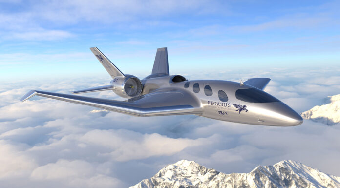 Pegasus Vertical Business Jet: Sky is the limit In-flight Pegasus EVtol Jet