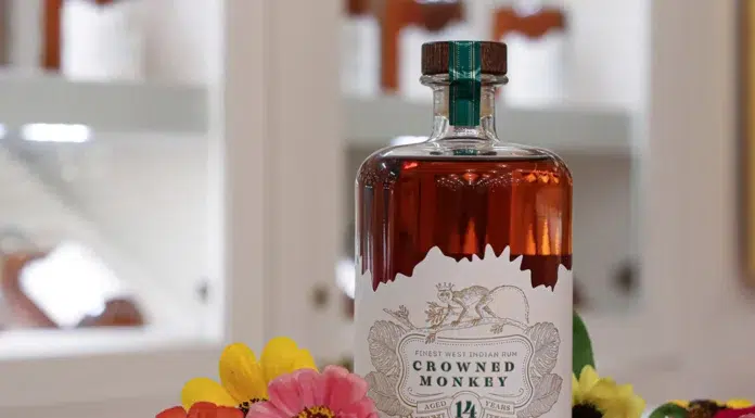 The Crowned Monkey Rum priced at $29,000 per bottle The Crowned Monkey Rum priced at $29,000 per bottle. Photo courtesy of Crowned Monkey Rum