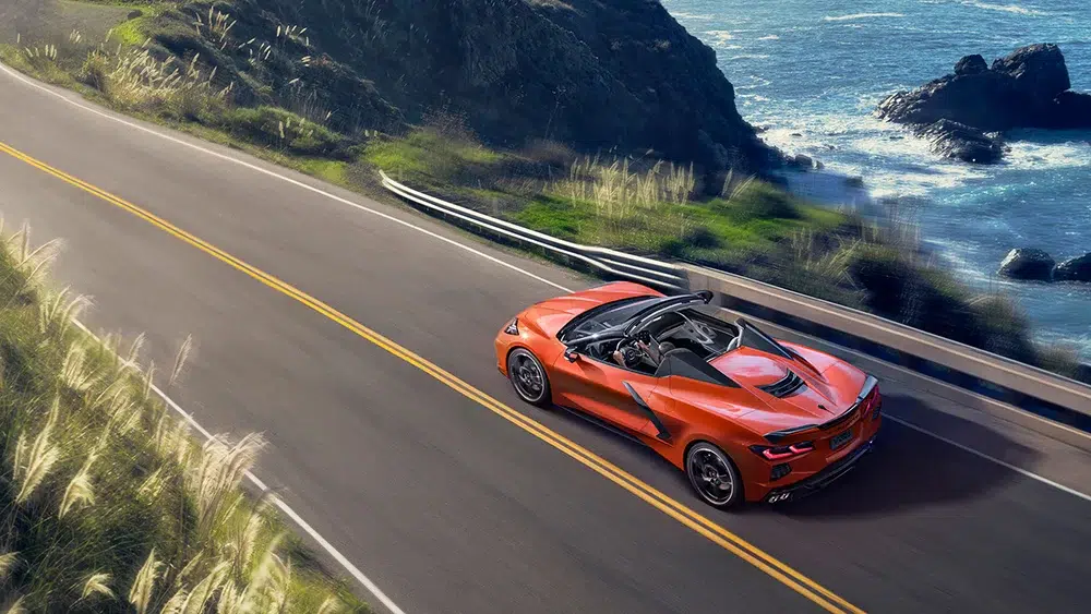 2020-Chevrolet-Corvette-Stingray-C8-Convertible-rear-view-from-above
