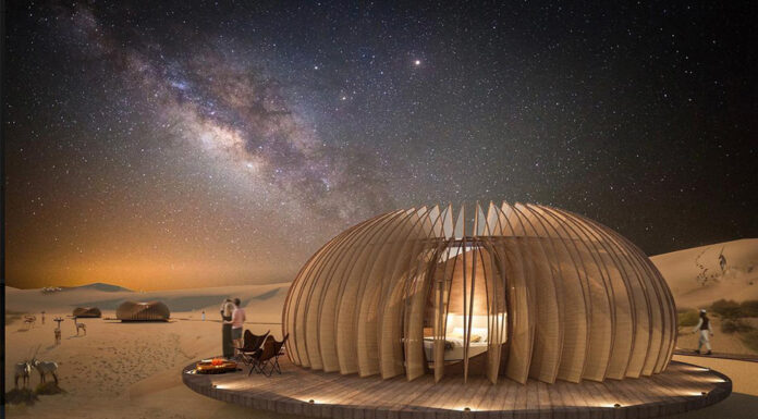 Aidia Studio’s Luxury Pod Hotel in Abu Dhabi Desert Aidia Studio Luxurious Pod Hotel in Abu Dhabi's Rub' Al Khali Desert