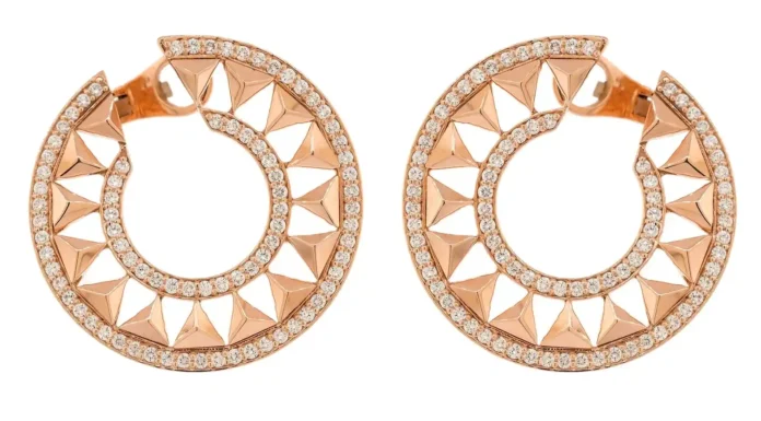Alessa Jewelry Debuts the Volcanic Eruption Collection Alessa Force Hoops jewelry