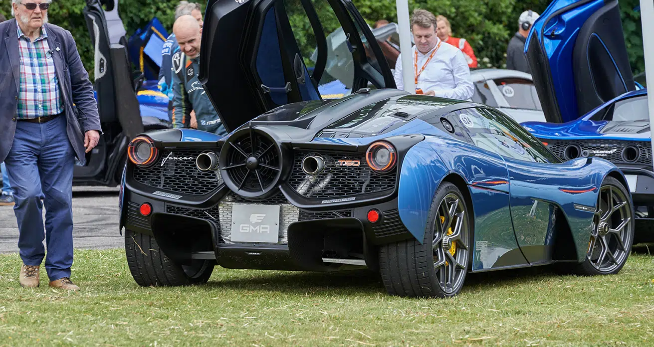 Gordon Murray deisgn T.50 supercar. Photo courtesy of Gordon Murray