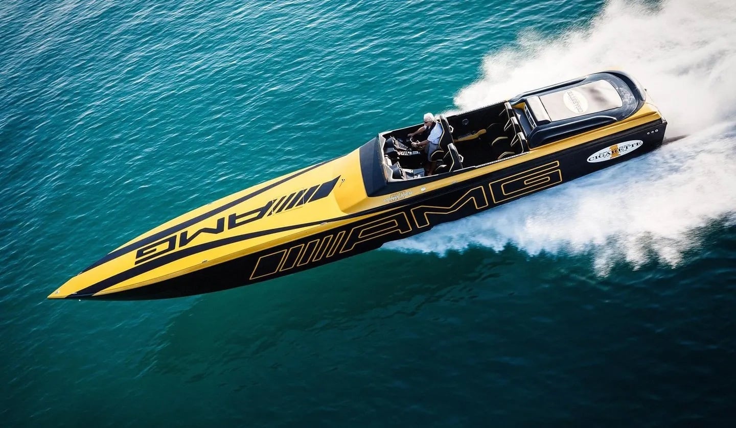 Mercedes Cigarette AMG speedboat Mercedes-AMG Cigarette Racing Boat