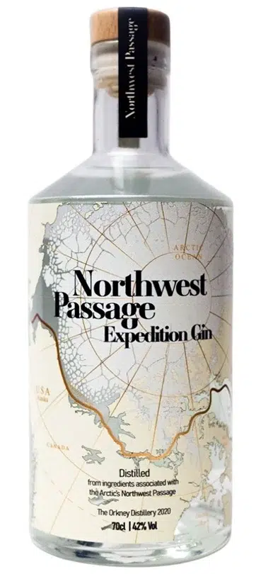 Northwest Passage Expedition Gin Northwest Passage Expedition Gin bottle from The Orkney Distillery, inspired by Arctic exploration and crafted with northern botanicals.