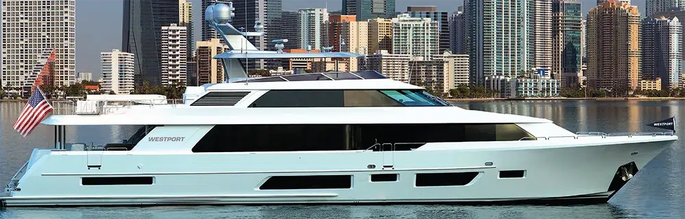 Westport 112 34m Yachts. Photo courtesy of Westport Westport 112 34m Yachts. Photo courtesy of Westport