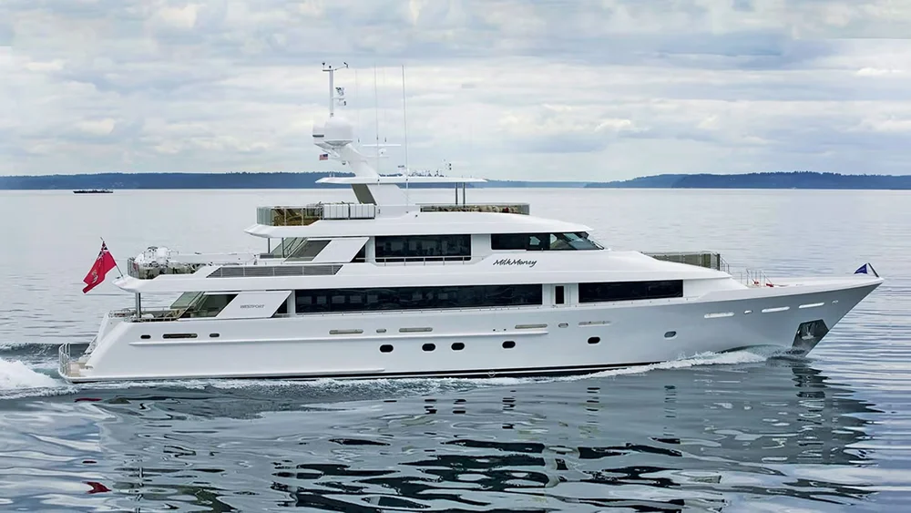 Westport Model 130' Milk Money Westport 130' Milk Money Yacht. Photo source IYC Yachts