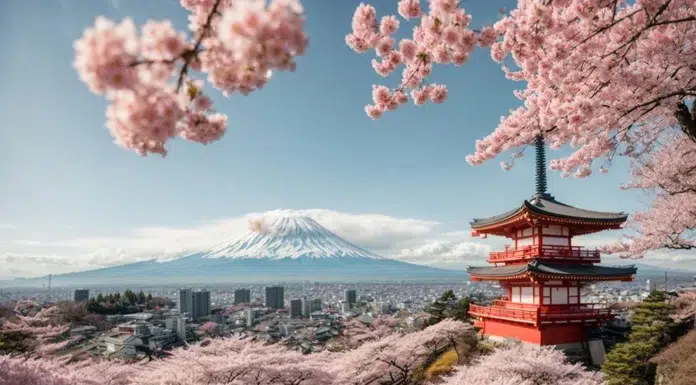 Amazing Facts About Japan You Need to Know mt-fuji-and-cherry-blossom-at-kawaguchiko-lake-in-japan