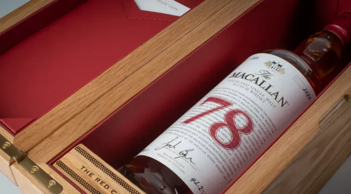 The Macallan Unveiled Their Red Collection Macallan 2020 Red Collection in a box