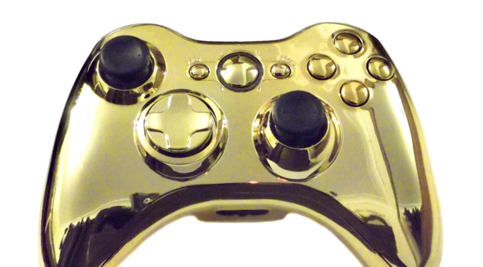 Most Expensive Video Game Equipment XBox 360 Gold Game. Photo courtesy of the brand