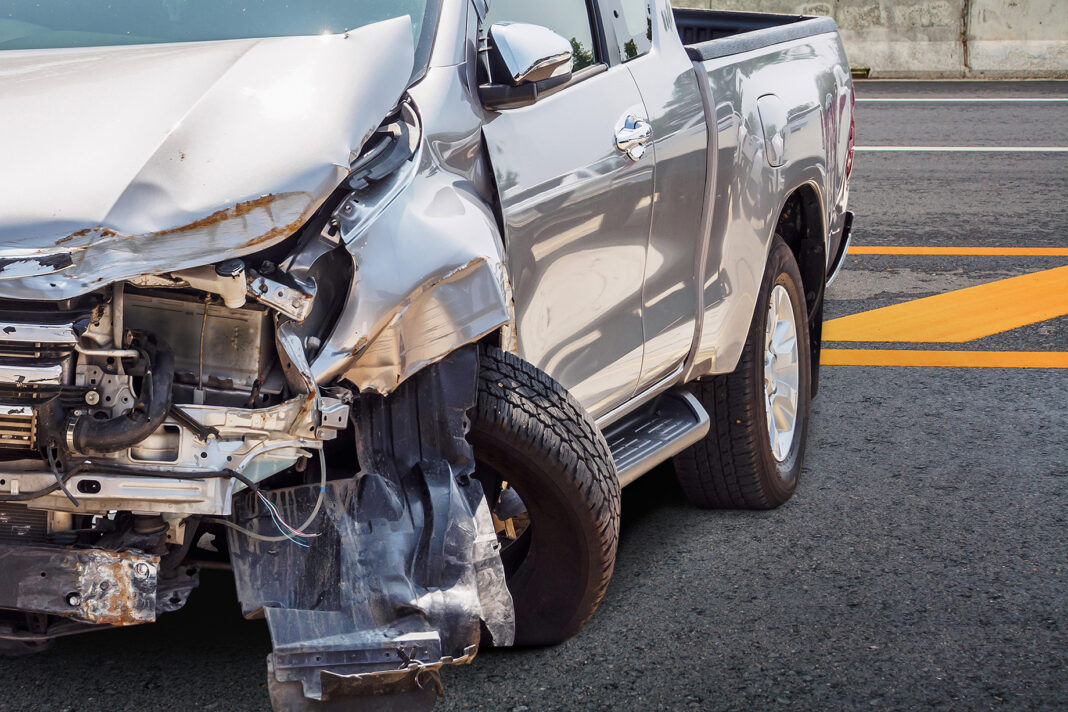 Truck accident. Photo by Kwangmoozaa via adobe
