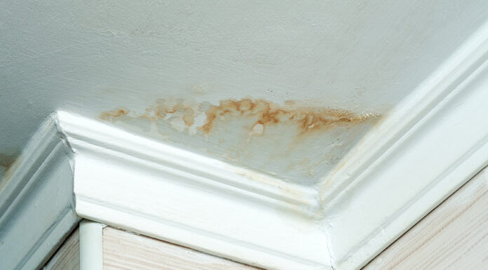 How Bad is Water Damage to a House? water damage to a house. Photo via adobe free stock