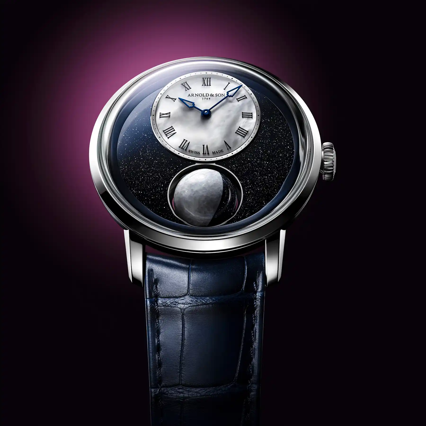 A&S Luna Magna Platinum Arnold & Son Luna Magna Platinum Moonlight Chiaroscuro