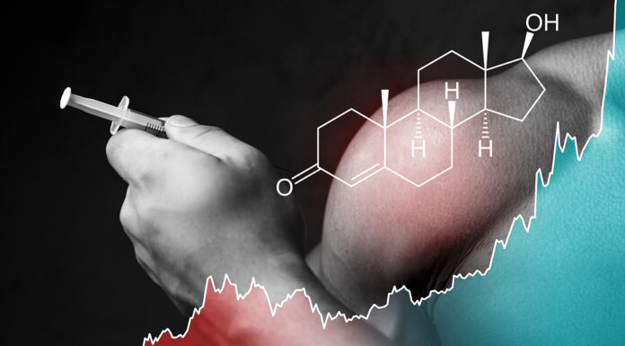 Top Effective Ways To Increase Your Testosterone Levels Anabolic steroids usage. Male hand with syringe and testosterone