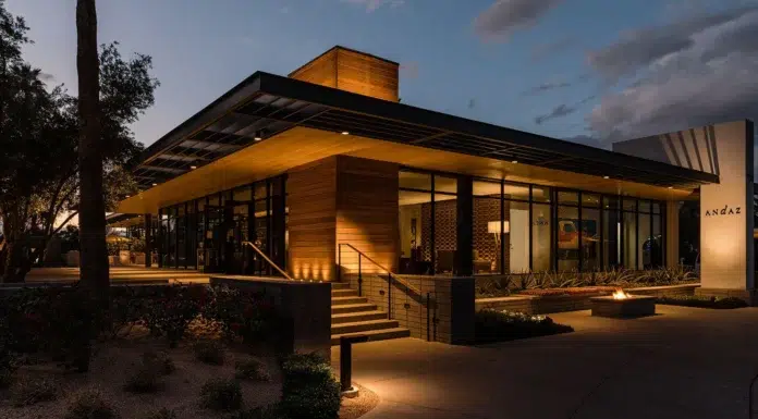 Andaz Scottsdale Resort, A Magnificent Sanctuary of Villas and Suites Guest House exterior at Andaz Scottsdale. Photo courtesy of Kiwi Collection