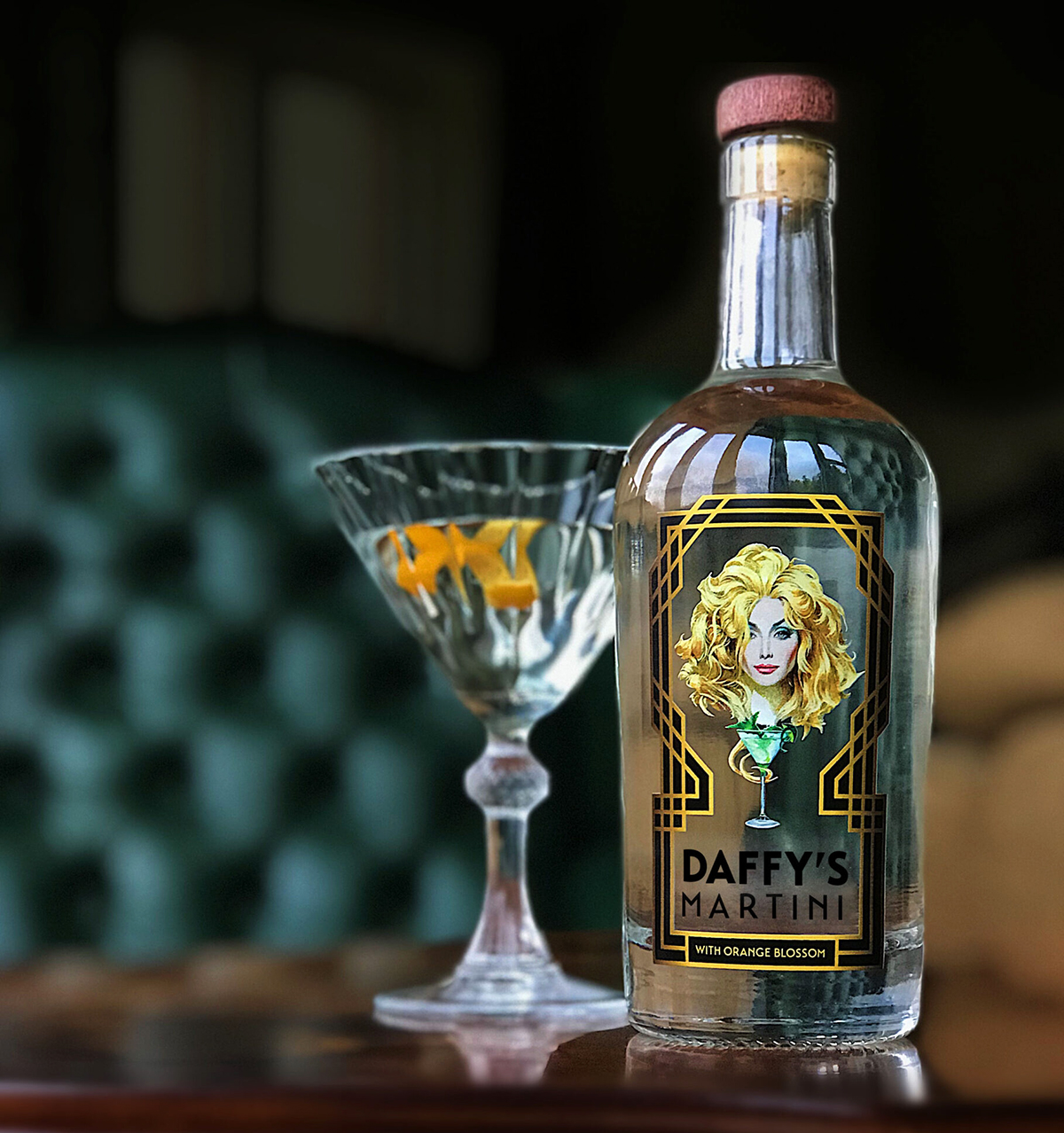 Daffys Martini with Orange Blossom, a James Bond drink Daffys Martini with Orange Blossom, a James Bond drink