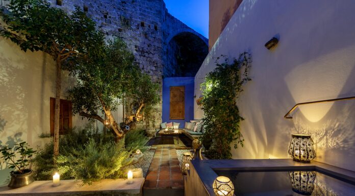 Adventure on the Beautiful Greek Island of Rhodes Kokkini Porta Rossa's garden