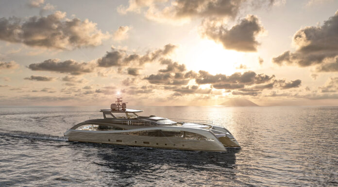 Sea Cat 40 is a new fully electric catamaran concept from Rossinavi Rossinavi-Sea-Cat-40