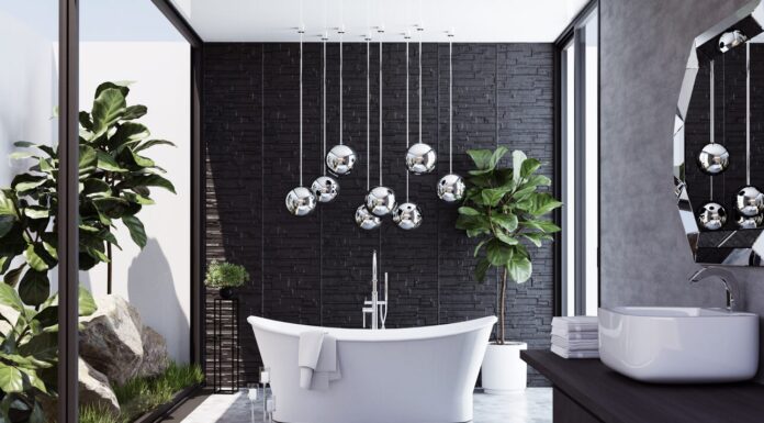 Modern Bathroom Design Worth Considering for a Lift in 2022 Modern Bathroom designs with plants