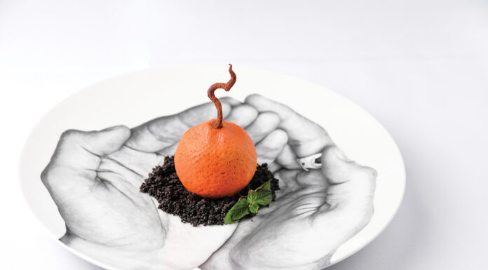 Unusual and Creative Foie Gras Dishes from Top Chefs in the U.S Ariete Florida Orange, Chicken Foie Mousse