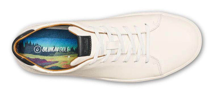Olukai Waialae White golf shoes
