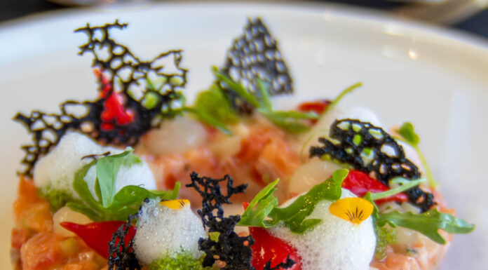 Restaurant O Brings Fine Dining to Coos Bay, Oregon Salmon tartar at Restaurant O