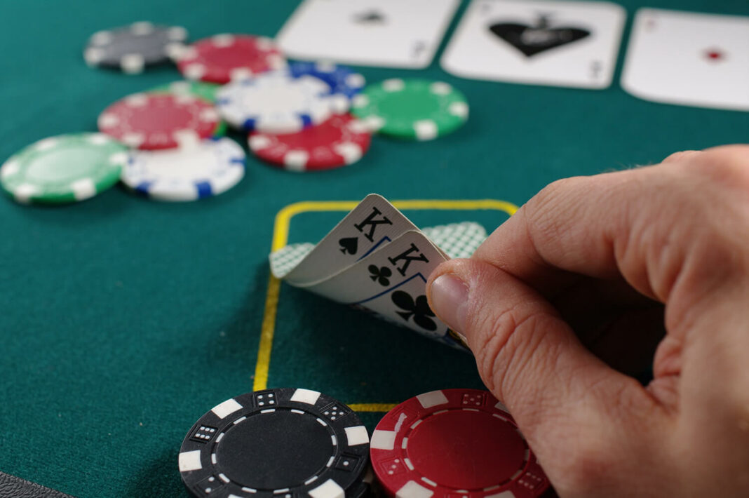 Having poker night at home